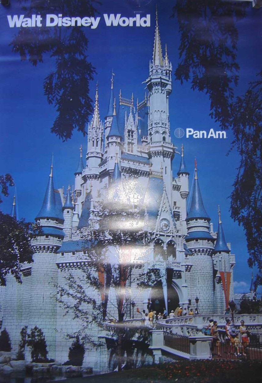 An early 1970s Poster in the Helvetica style promoting Disney World.